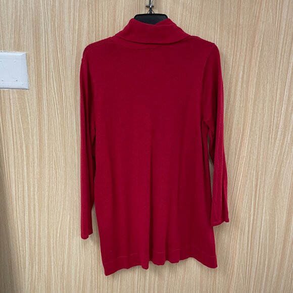 J. jill red sweater size large - Picture 5 of 5